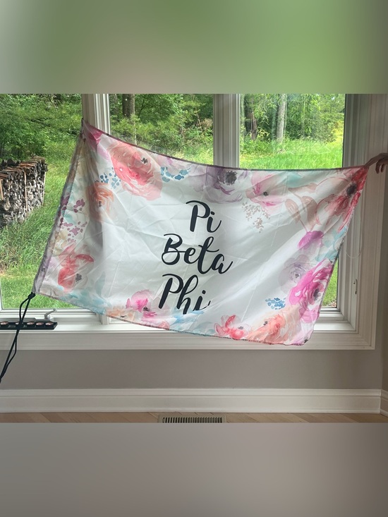 Other - Pi Beta Phi Floral Sorority Flag Banner